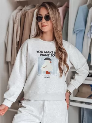 Ženska majica DSTREET GOOSHY BY1425 SVIJETLO SIVE BOJE