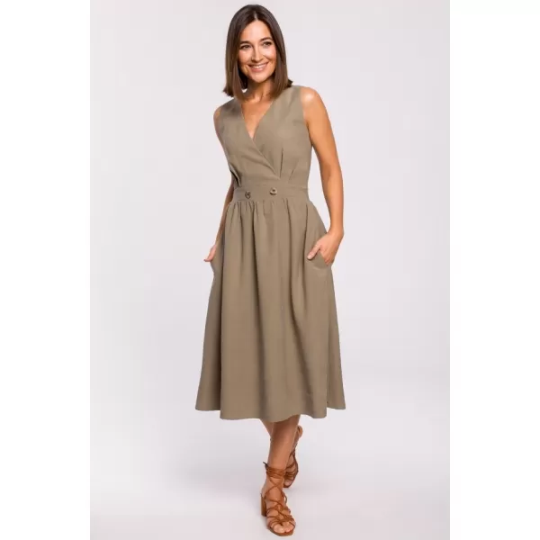  Haljina STYLOVE S224 KAKI 