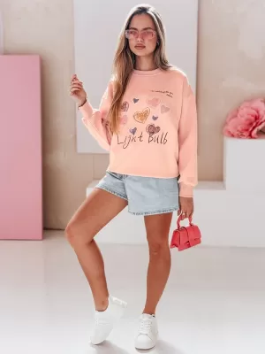 Ženska majica DSTREET PINKNOTE BY1500 RUŽIČASTI