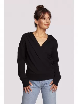 Ženski sweatshirt BEWEAR B246 CRNA