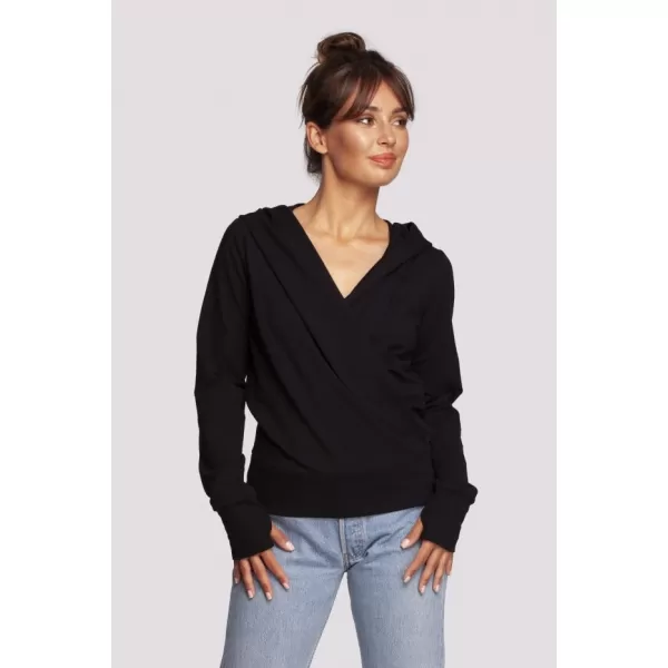  Ženski sweatshirt BEWEAR B246 CRNA 
