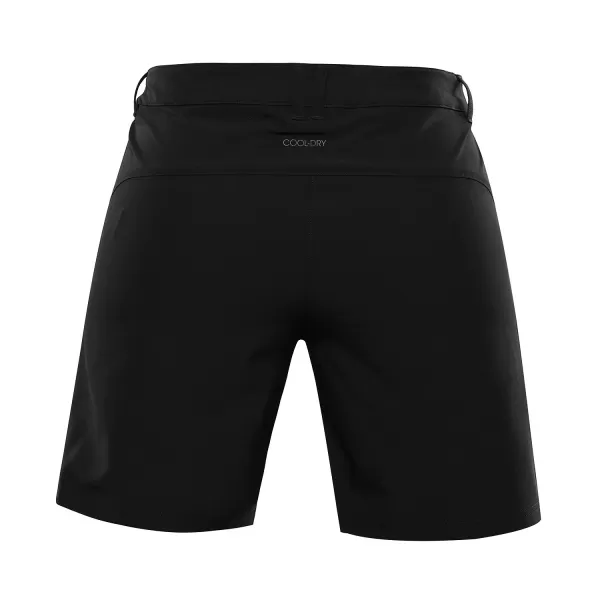  Ženske softshell kratke hlače ALPINE PRO BAKA CRNI 
