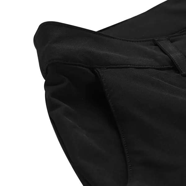  Ženske softshell kratke hlače ALPINE PRO BAKA CRNI 