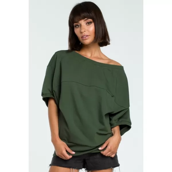  Ženska bluza BEWEAR B079 VOJNO ZELENA 