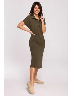Haljina BEWEAR B222 KAKI