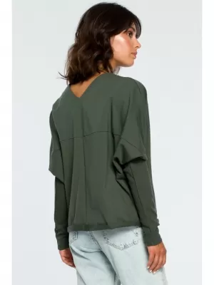 Ženska bluza BEWEAR B094 VOJNO ZELENA