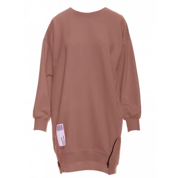  Ženski sweatshirt MOE M676 ČOKOLADA 