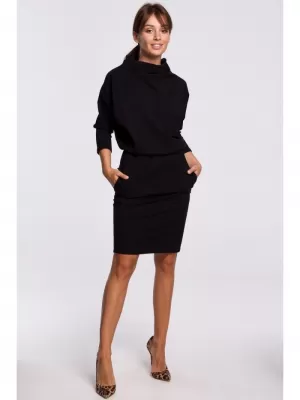Haljina BEWEAR B175 CRNA