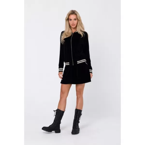  Ženski sweatshirt MOE M766 CRNA 