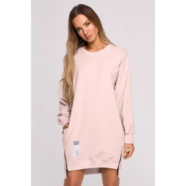  Ženski sweatshirt MOE M676 BOMBON RUŽIČASTA 