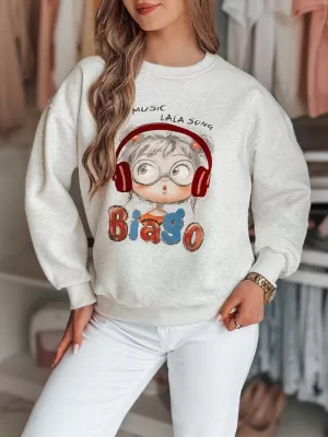 Ženska majica DSTREET BY1503 SVIJETLO SIVE BOJE