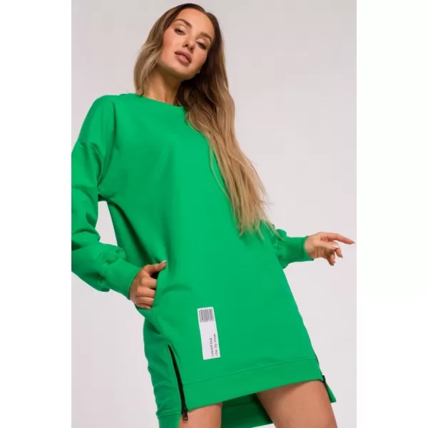  Ženski sweatshirt MOE M676 ZELENA 