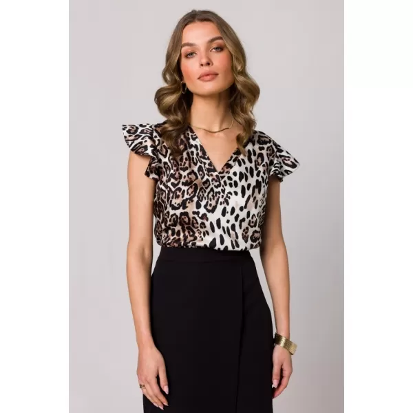 Ženska bluza STYLOVE S344 BIJELI UZORAK 