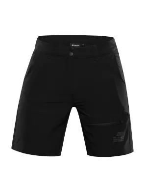 Ženske softshell kratke hlače ALPINE PRO BAKA CRNI