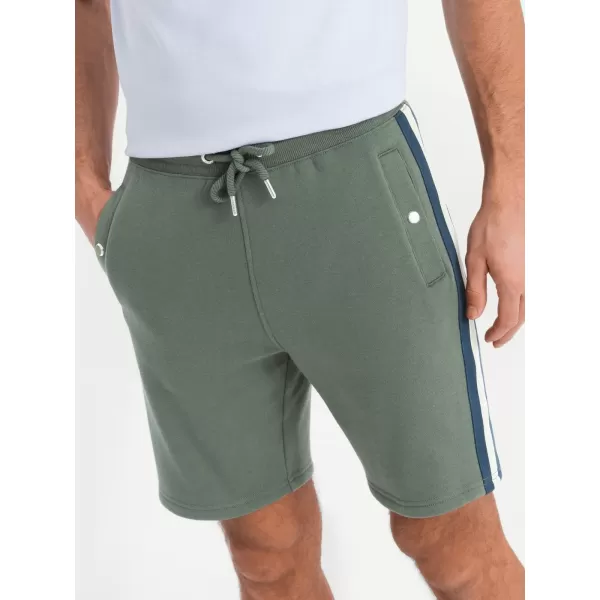  Kratke hlače OMBRE OM-SRSK-0156 MASLINA 