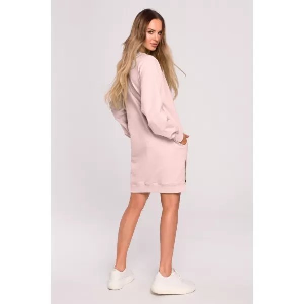  Ženski sweatshirt MOE M676 BOMBON RUŽIČASTA 