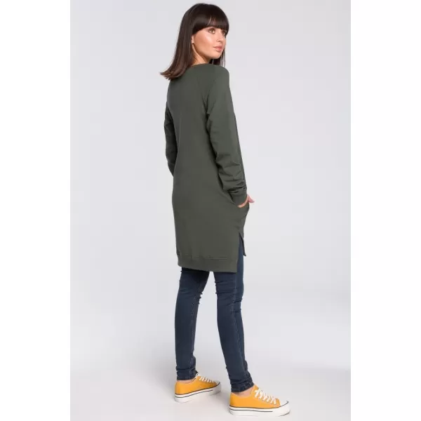  Ženski sweatshirt BEWEAR B101 VOJNO ZELENA 