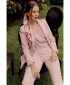 Ženska jakna MAKOVER K036 KREP RUŽIČASTA