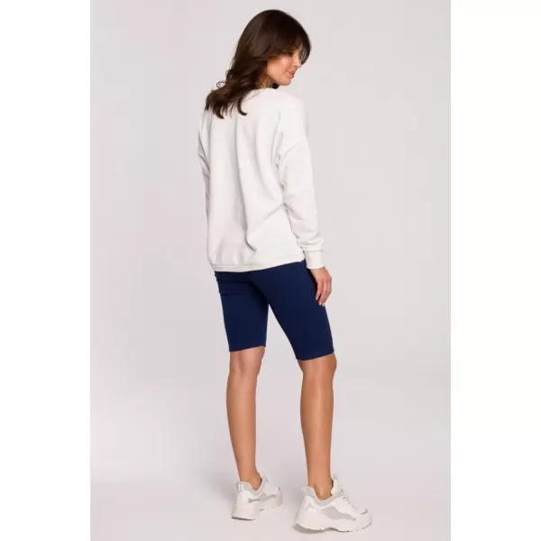  Ženski sweatshirt BEWEAR B225 EKRU 
