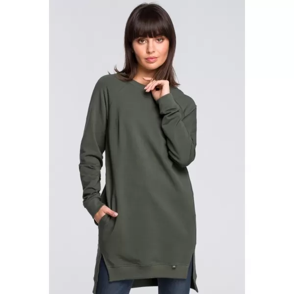  Ženski sweatshirt BEWEAR B101 VOJNO ZELENA 