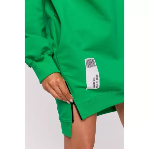  Ženski sweatshirt MOE M676 ZELENA 