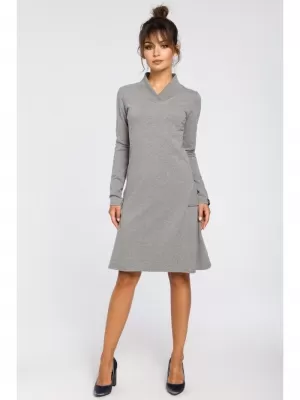 Haljina BEWEAR B044 SIVA