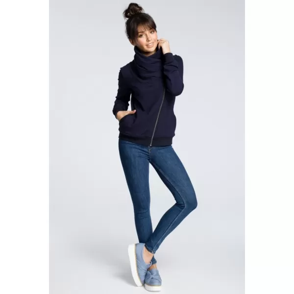  Ženski sweatshirt BEWEAR B071 TAMNOPLAVA 