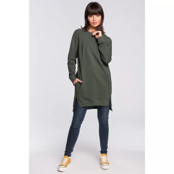  Ženski sweatshirt BEWEAR B101 VOJNO ZELENA 