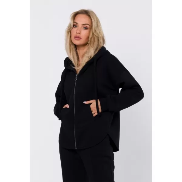  Ženski sweatshirt MOE M761 CRNA 