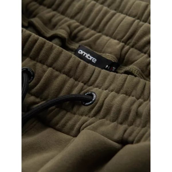  Kratke hlače OMBRE OM-SRSK-0138 MASLINA 