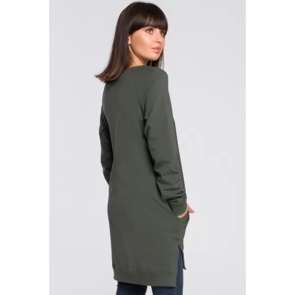  Ženski sweatshirt BEWEAR B101 VOJNO ZELENA 