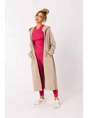 Ženski sweatshirt MOE M729 BEŽ