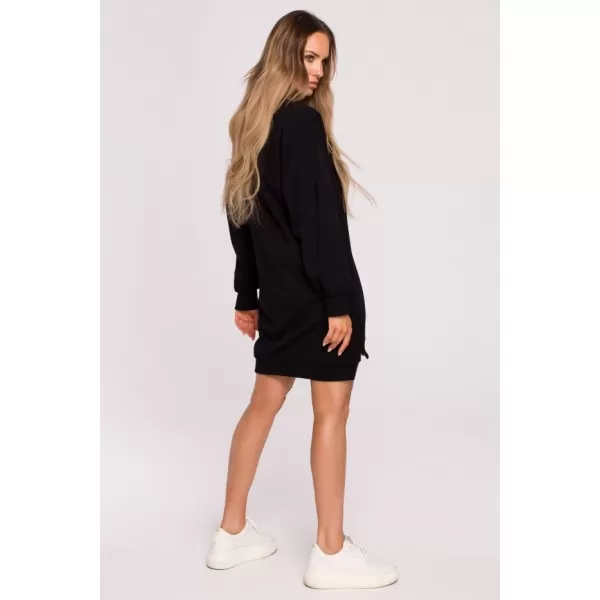  Ženski sweatshirt MOE M676 CRNA 