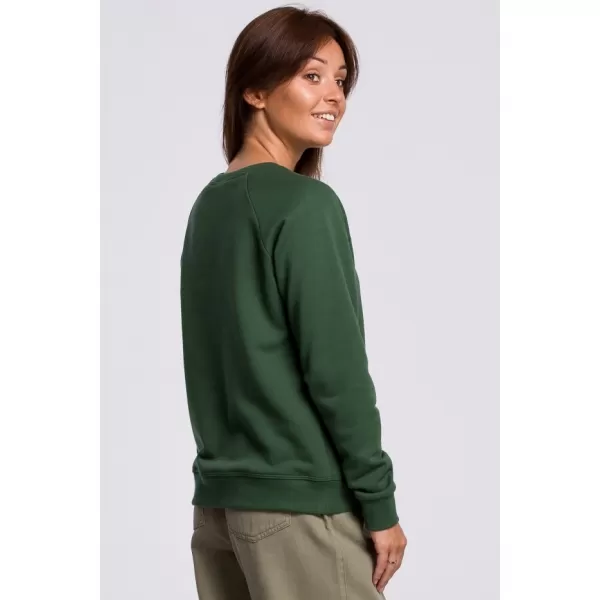  Ženski sweatshirt BEWEAR B167 ZELENI TRAVNJAK 