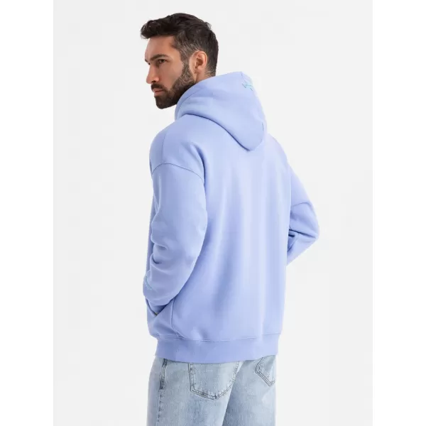  Muška dukserica OMBRE OU-SNBC-0105 LAVANDA 