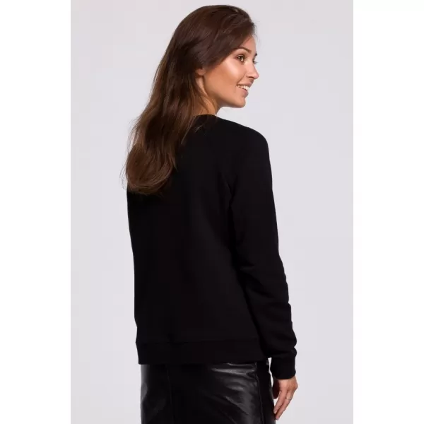  Ženski sweatshirt BEWEAR B167 CRNA 