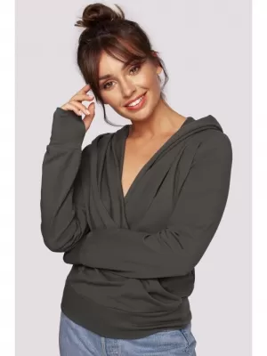 Ženski sweatshirt BEWEAR B246 VOJNO ZELENA