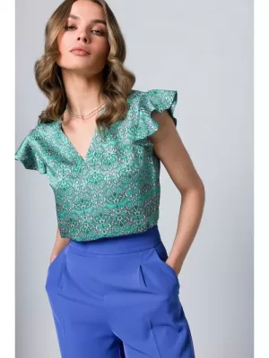Ženska bluza STYLOVE S344 PLAVA
