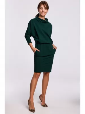 Haljina BEWEAR B175 TAMNO ZELENA