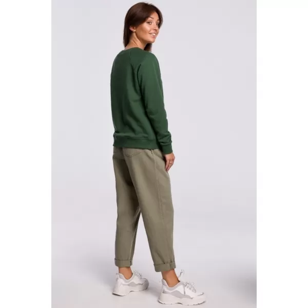 Ženski sweatshirt BEWEAR B167 ZELENI TRAVNJAK 