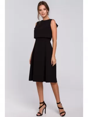 Haljina MAKOVER K005 CRNA