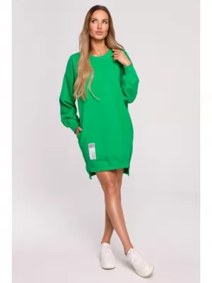 Ženski sweatshirt MOE M676 ZELENA