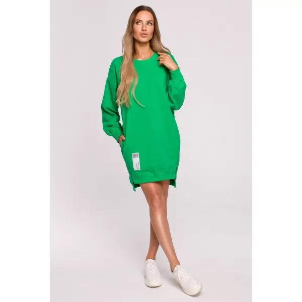  Ženski sweatshirt MOE M676 ZELENA 