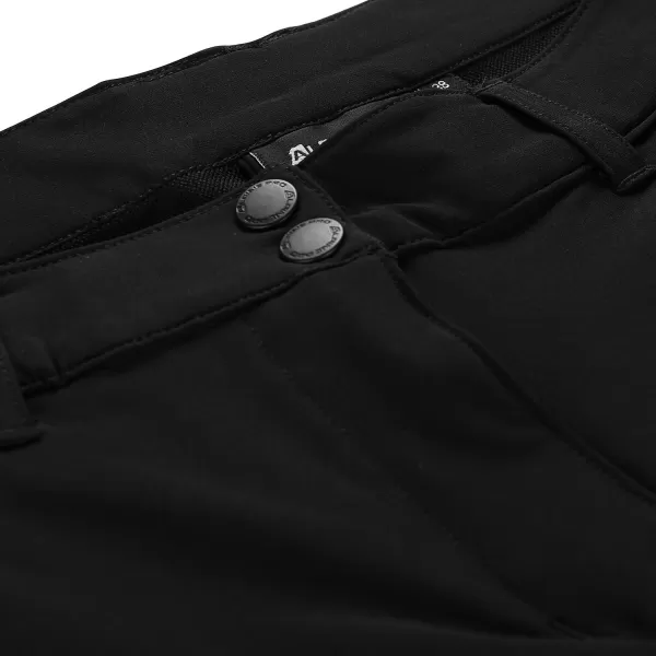  Ženske softshell kratke hlače ALPINE PRO BAKA CRNI 