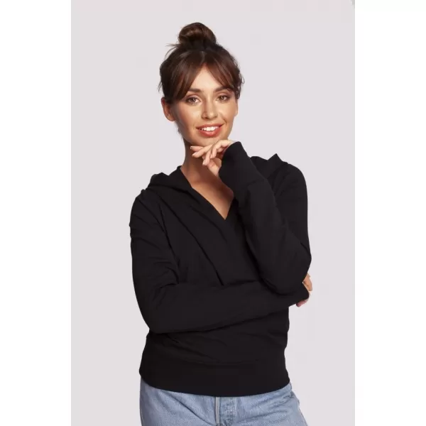  Ženski sweatshirt BEWEAR B246 CRNA 