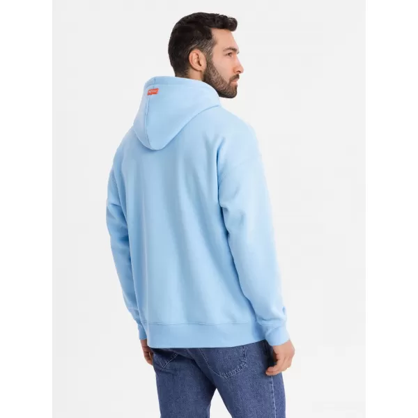  Muška dukserica OMBRE OU-SNBC-0105 PLAVI 