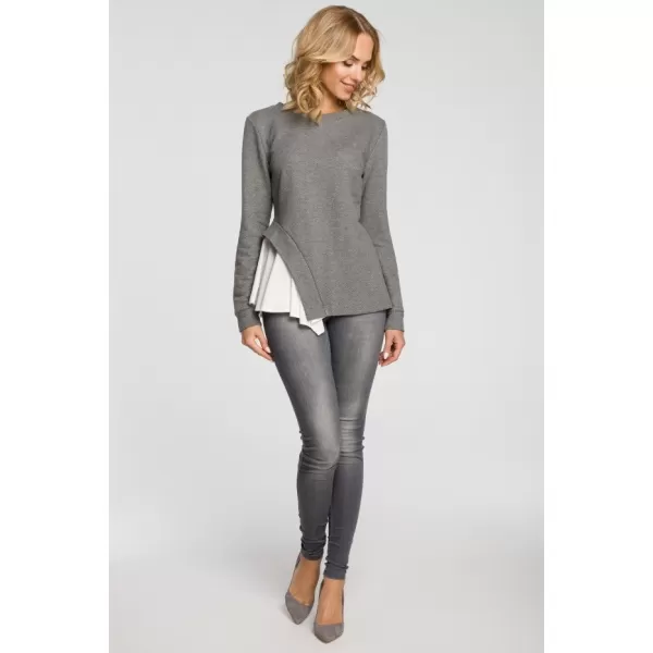  Ženska bluza MOE M333 SIVA 