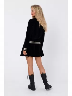 Ženski sweatshirt MOE M766 CRNA