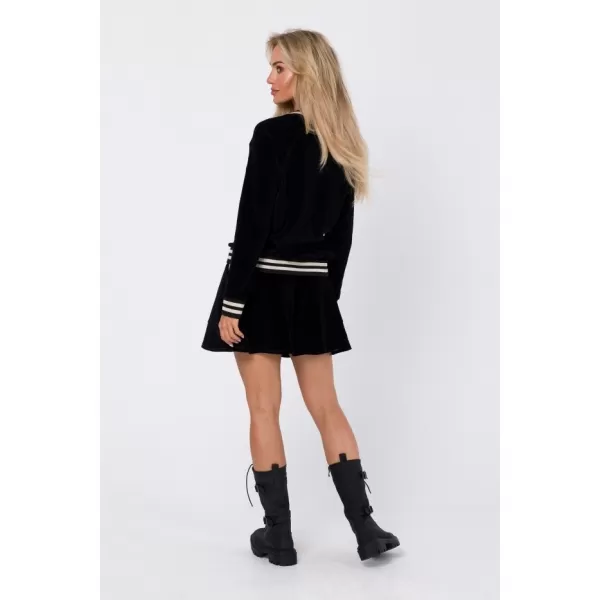  Ženski sweatshirt MOE M766 CRNA 
