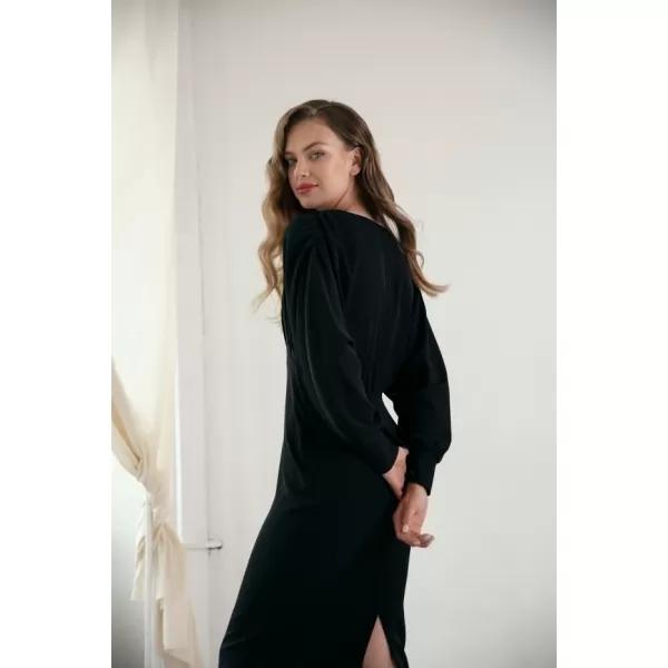 Haljina MAKOVER K143 CRNA 
